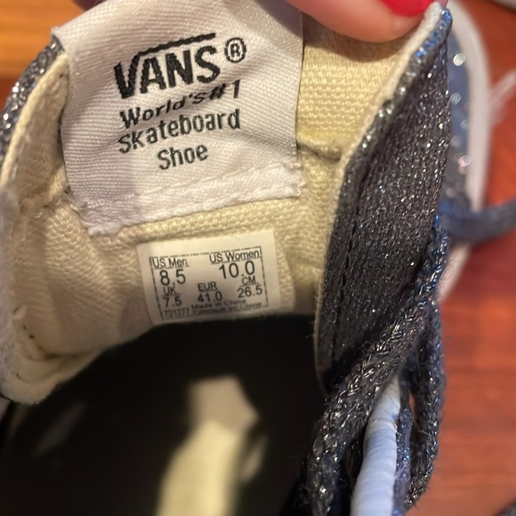 Silver sparkle Vans - Picture 4 of 5